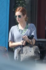 BRITTANY SNOW Leaves Pilates Class in Los Angeles 04/25/2017