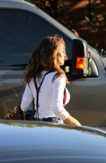 BROOKE BURKE Arrives at Soho House in Malibu 04/20/2017