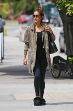 BROOKE BURKE Leaves a Yoga Class in Brentwood 04/17/2017
