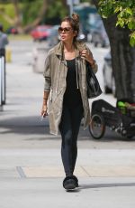 BROOKE BURKE Leaves a Yoga Class in Brentwood 04/17/2017