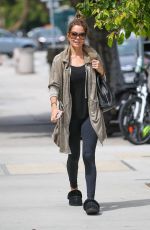 BROOKE BURKE Leaves a Yoga Class in Brentwood 04/17/2017