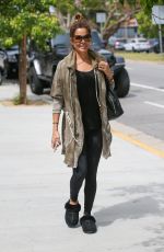 BROOKE BURKE Leaves a Yoga Class in Brentwood 04/17/2017