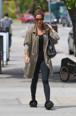 BROOKE BURKE Leaves a Yoga Class in Brentwood 04/17/2017