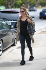BROOKE BURKE Leaves a Yoga Class in Brentwood 04/17/2017