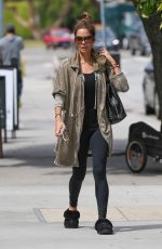 BROOKE BURKE Leaves a Yoga Class in Brentwood 04/17/2017