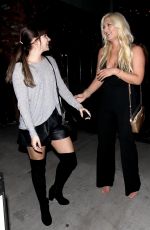 BROOKE HOGAN at Avenue Nightclub in Hollywood 04/12/2017