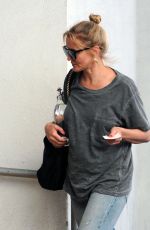 CAMERON DIAZ Arrives at a Medical Building in Beverly Hills 04/25/2017
