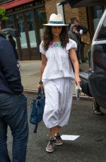 CAMILA ALVES Leaves Her Hotel in New York 04/26/2017