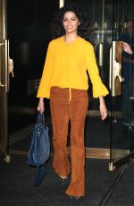 CAMILA ALVES Leaves Today Show in New York 04/05/2017
