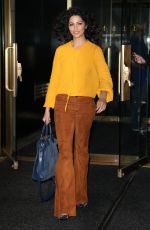 CAMILA ALVES Leaves Today Show in New York 04/05/2017