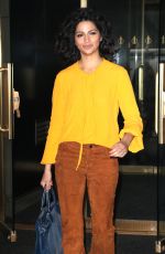 CAMILA ALVES Leaves Today Show in New York 04/05/2017