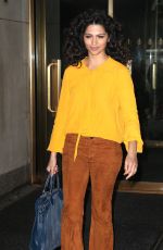 CAMILA ALVES Leaves Today Show in New York 04/05/2017