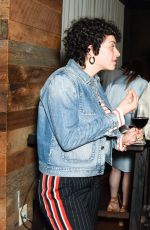 CAMILLE ROWE at Sally Singer and Lisa Love Denim Dinner in Los Angeles 04/05/2017