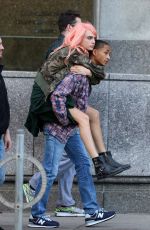 CARA DELEVINGNE and Jaden Smith on the Set of Life in a Year in Toronto 04/20/2017
