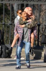 CARA DELEVINGNE and Jaden Smith on the Set of Life in a Year in Toronto 04/20/2017