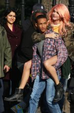 CARA DELEVINGNE and Jaden Smith on the Set of Life in a Year in Toronto 04/20/2017