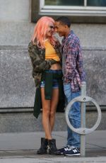CARA DELEVINGNE and Jaden Smith on the Set of Life in a Year in Toronto 04/20/2017