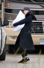 CARA DELEVINGNE on the Set of Life in a Year in Toronto 04/21/2017