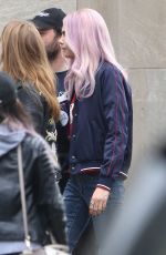 CARA DELEVINGNE on the Set of Life in a Year in Toronto, April 2017