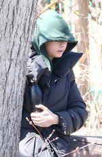 CARA DELEVINGNE Out and About in Toronto 04/24/2017