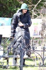 CARA DELEVINGNE Out and About in Toronto 04/24/2017