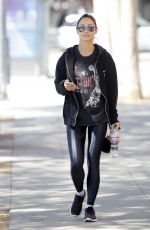 CARA SANTANA Leaves a Gym in West Hollywood 04/23/2017