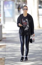 CARA SANTANA Leaves a Gym in West Hollywood 04/23/2017