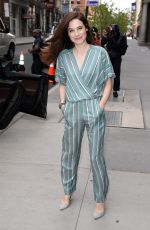 CAROLINE DHAVERNAS Leaves AOL Studios in New York 04/17/2017