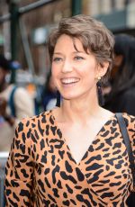 CARRIE COON Arrives at AOL Studios in New York 04/13/2017