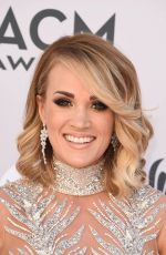 CARRIE UNDERWOOD at 2017 Academy of Country Music Awards in Las Vegas 04/02/2017