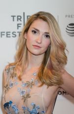 CATHERINE CORCORAN at Chuck Premiere at Tribeca Film Festival in New York 04/28/2017