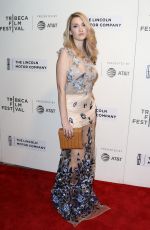 CATHERINE CORCORAN at Chuck Premiere at Tribeca Film Festival in New York 04/28/2017