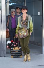 CATHERINE ZETA JONES Arrives at JFK Airport in New York 04/14/2017