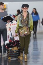 CATHERINE ZETA JONES Arrives at JFK Airport in New York 04/14/2017