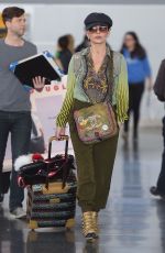 CATHERINE ZETA JONES Arrives at JFK Airport in New York 04/14/2017
