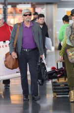 CATHERINE ZETA JONES Arrives at JFK Airport in New York 04/14/2017
