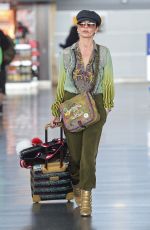 CATHERINE ZETA JONES Arrives at JFK Airport in New York 04/14/2017