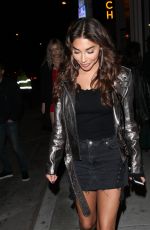 CHANTEL JEFFRIES Leaves Catch LA in West Hollywood 04/01/2017