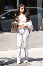 CHANTEL JEFFRIES Leaves Urth Caffe in West Hollywood 04/13/2017