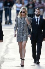 CHARLIZE THERON Arrives at Jimmy Kimmel Live in Los Angeles 04/13/2017