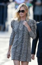 CHARLIZE THERON Arrives at Jimmy Kimmel Live in Los Angeles 04/13/2017