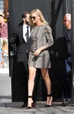 CHARLIZE THERON Arrives at Jimmy Kimmel Live in Los Angeles 04/13/2017