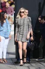 CHARLIZE THERON Arrives at Jimmy Kimmel Live in Los Angeles 04/13/2017