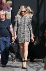 CHARLIZE THERON Arrives at Jimmy Kimmel Live in Los Angeles 04/13/2017