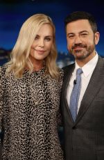 CHARLIZE THERON at Jimmy Kimmel Live in Hollywood 04/13/2017
