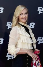 CHARLIZE THERON at The Fate of Furious Photocall in Madrid 04/06/2017
