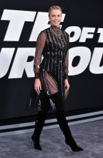 CHARLIZE THERON at The Fate of the Furious Premiere in New York 04/08/2017