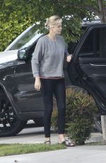 CHARLIZE THERON Out and About in Los Angeles 04/24/2017