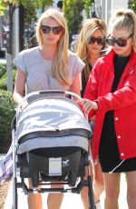CHARLOTTE and GARLAND MCKINNEY Out in West Hollywood 04/10/2017