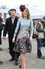 CHARLOTTE HAWKINS at Grand National Ladies Day at Aintree in Merseyside 04/07/2017